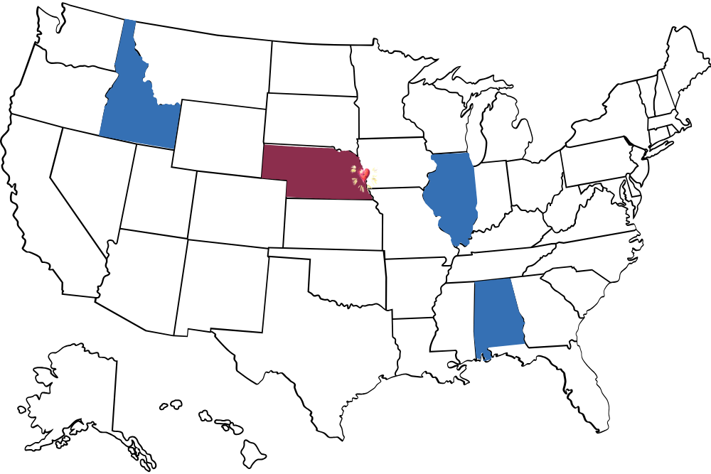 Map of certified educator locations